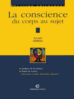 cover image of La conscience du corps au sujet